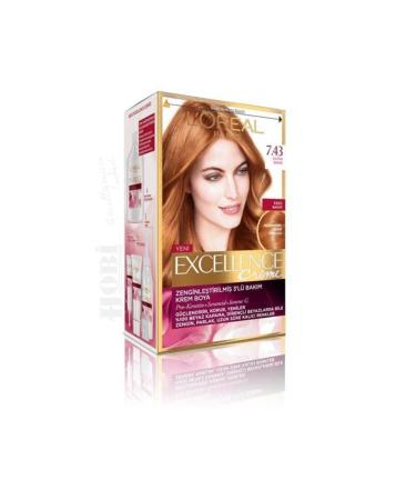 L'Oreal Paris Loreal Excellence 7.43 Sultan Copper Hair Dye - Buy Online on GoSupps.com