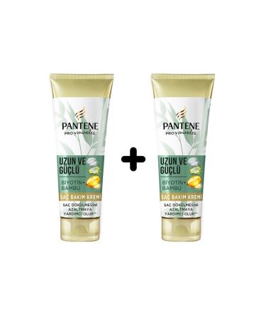 Pantene Long and Strong Hair Care Cream Bamboo and Biotin 2-Pack (2X275 ML)