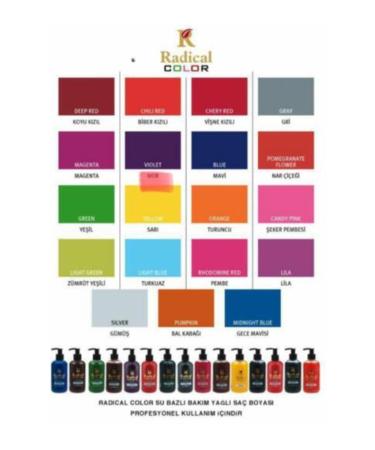 Radical Radical Color Hair Dye Purple 250ml