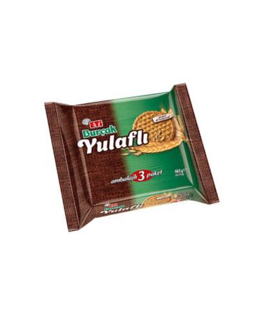 Eti Bur ak Oatmeal Biscuits 3x155 G (10 Pieces)