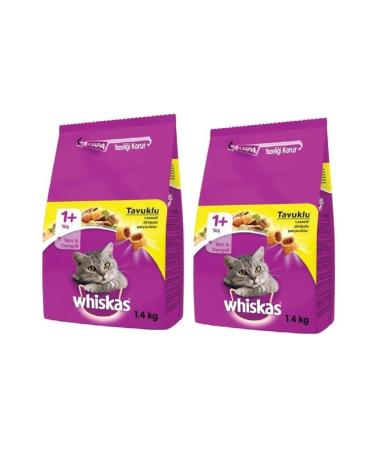 Whiskas Chicken 1.4 Kg Dry Food X 2 Pieces