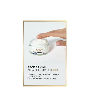 L'Oreal Paris L'or al Paris Age Expert 50+ Anti-Wrinkle Regenerating Night Cream - Buy Online on GoSupps.com