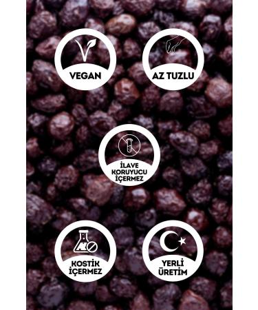 RETURN TO THE AEGEAN Very Lightly Salted Dry Sele Black Olives (DRIED BLACK LIGHT OLIVES) - 1 Kg. - Buy Online on GoSupps.com