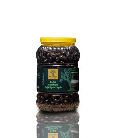 Hac Ku u Olive Oil Natural Brine Black Olives 1900 gr