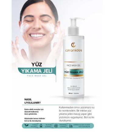Ceramides Purifying Facial Cleansing Gel for Oily Skin 400ml - Buy Online on GoSupps.com
