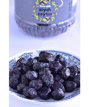 RETURN TO THE AEGEAN Very Lightly Salted Dry Sele Black Olives (DRIED BLACK LIGHT OLIVES) - 2 Kg. - Buy Online on GoSupps.com