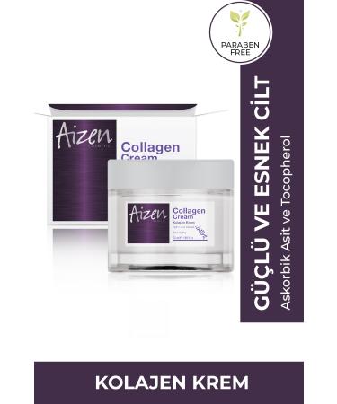 Aizen Collagen Cream - Anti Aging - Tightening - Collagen And Vitamins - 50ml