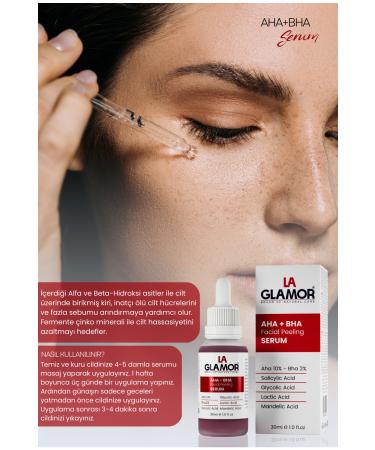 Laglamor Skin Tone Equalizer and Skin Rejuvenator Face Red Peeling Effective Skin Serum Aha %2 Bha 30 ml - Buy Online on GoSupps.com