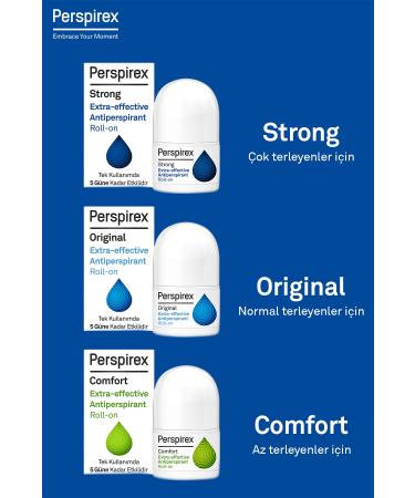 Perspirex Strong Antiperspirant Extra Effective Antiperspirant Roll-on 20 Ml - Buy Online on GoSupps.com