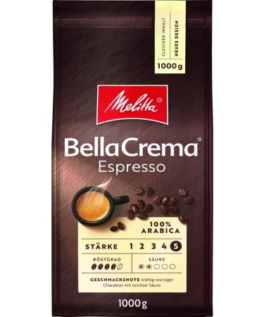 Melitta Bellacrema Espresso Coffee Beans 1kg