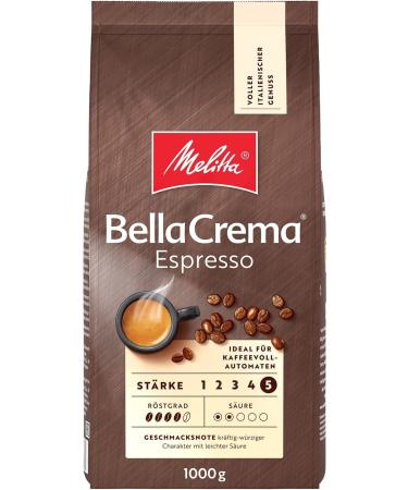 Melitta Bellacrema Espresso Coffee Beans 1kg - Buy Online on GoSupps.com