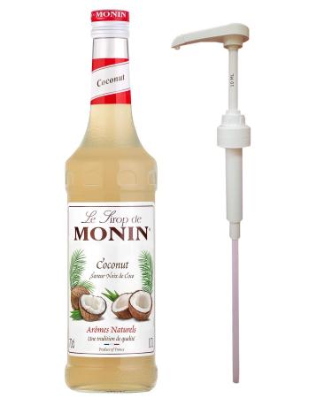 Monin Coconut Syrup (700ml) + Syrup Pump