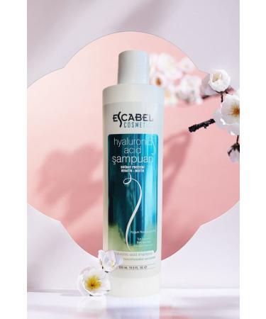 Escabel Intensive Moisturizing Hyaluronic Shampoo Sles Paraben Free Biotin Salt Free 500 ml Shampoo - Buy Online on GoSupps.com