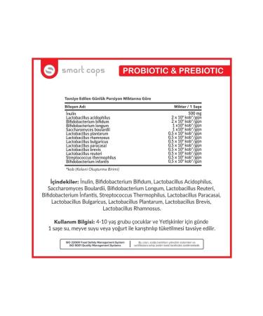 Smartcaps Probiotic & Prebiotic 30 Sachets - Buy Online on GoSupps.com