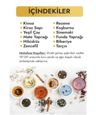 Detoxs Slimming1 Quinoa Herbal Tea Special Mix Detox Form Tea (1 BOX) - Buy Online on GoSupps.com