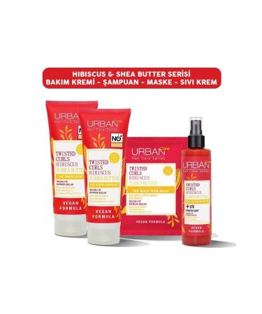 Urban Care Hibiscus & Shea Butter Liquid Cream Mask Shampoo and Care Cream