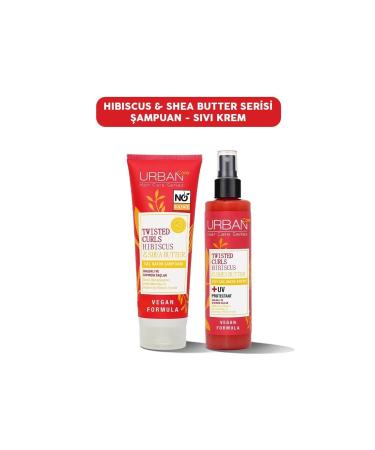 Urban Care Hibiscus & Shea Butter Hair Care Shampoo and Liquid Conditioner