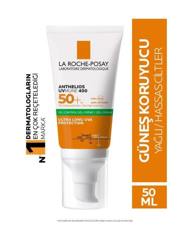 La Roche Posay Anthelios Spf 50 High Protection Face Sun Cream for Oily Skin 50ml