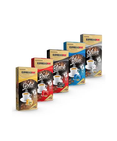 ESPRESSOMM Mixed Aluminum Coffee Capsules (100 Pieces) - Nespresso Compatible* - Buy Online on GoSupps.com