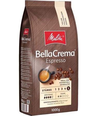 Melitta Bellacrema Espresso Coffee Beans 1kg - Buy Online on GoSupps.com