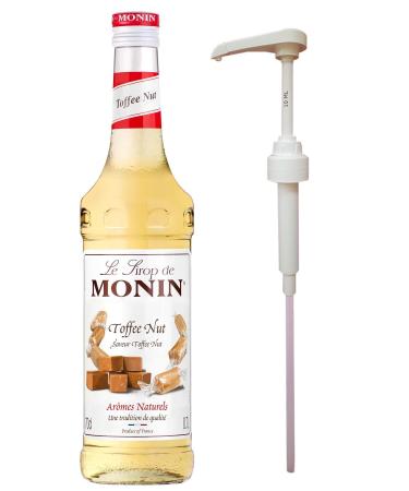 Monin Toffee Nut Hazelnut Confectionery Syrup 700ml Syrup Pump