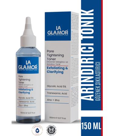 Laglamor Pore Tightening and Purifying Face Tonic Glycolic Acid %5 Tranexamic Acid Aha Bha 150 ml