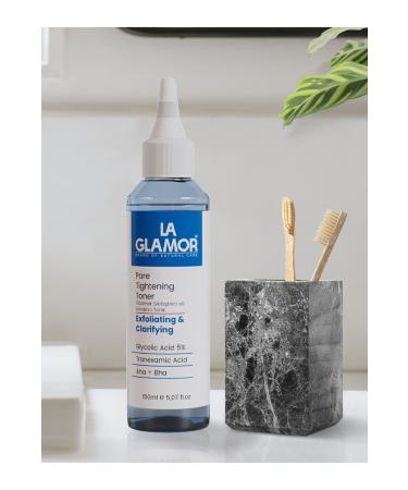 Laglamor Pore Tightening and Purifying Face Tonic Glycolic Acid %5 Tranexamic Acid Aha Bha 150 ml - Buy Online on GoSupps.com