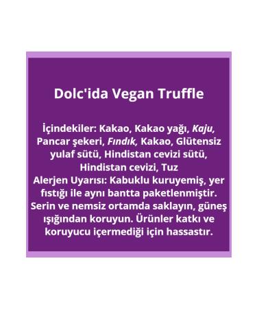 Dolc'ida Vegan Truffle (Handmade 120 Gr) - Buy Online on GoSupps.com