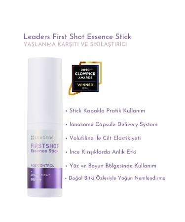 Leaders First Shot Essence Stick Anti-Aging and Firming 10 Gr - Buy Online on GoSupps.com