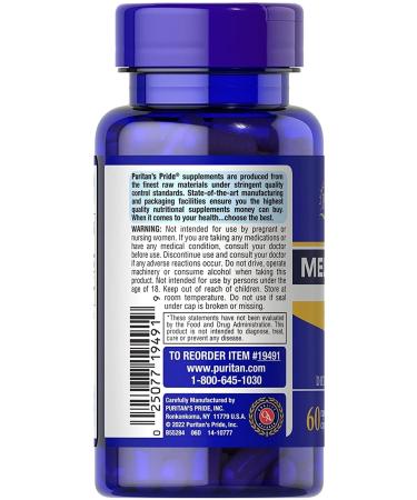 Puritan's Pride Super Strength 10 mg 60 Rapid Release Capsules - Buy Online on GoSupps.com