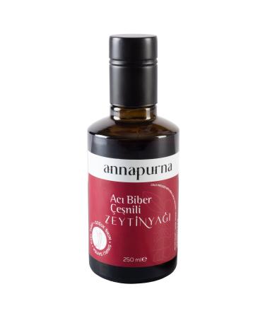 annapurna Extra Virgin Olive Oil with Hot Pepper Flavor - Buy Online on GoSupps.com