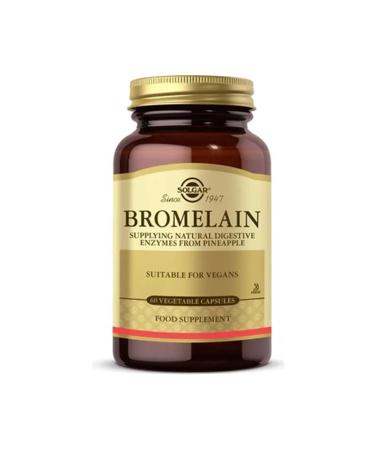 Solgar Bromelain Food Supplement 150 mg 60 Capsules