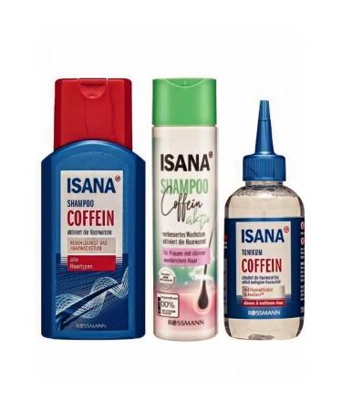 ISANA Miraculous Set of Anti-Hair Loss Shampoo and Tonic with Caffeine for Women and Men