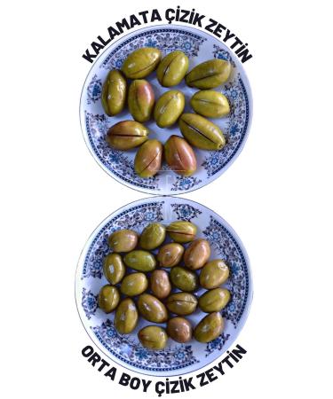 RETURN TO THE AEGEAN Homemade Traditional Green Scratched Olives - 2 Kg. (NATURAL BRINE CONTAINS ONLY SALT AND WATER) - Buy Online on GoSupps.com