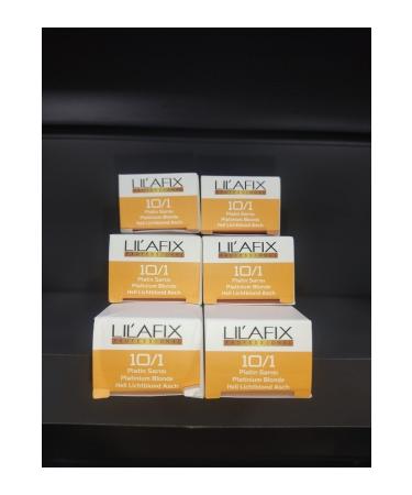 Lilafix Platinum Blonde Cream Hair Dye 10/1 60mlx 6 Pieces..miracle240312