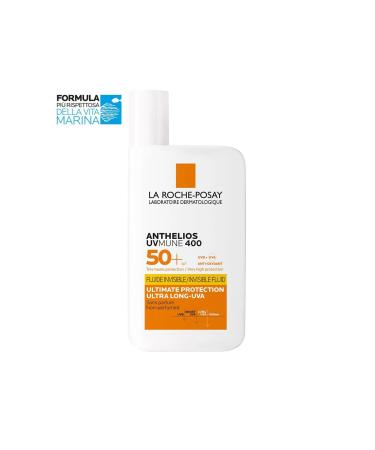 La Roche Posay Anthelios Uvmune Fluid Spf 50 Face Sun Cream for All Skin Types 50 Ml - Buy Online on GoSupps.com