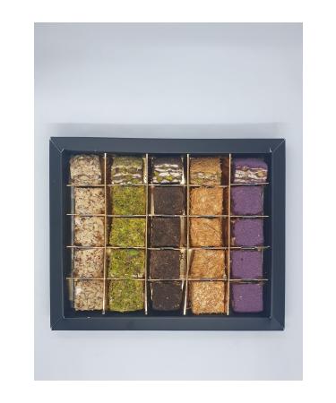 Akkent 1860 Ottoman Diamond Series Mixed Turkish Delight 550 Gr. - Buy Online on GoSupps.com