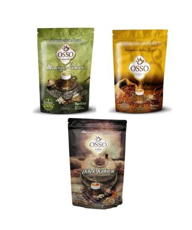 Osso Menengi Coffee 200 Gr + Ottoman Coffee 200 Gr + Dibek Coffee 200 Gr