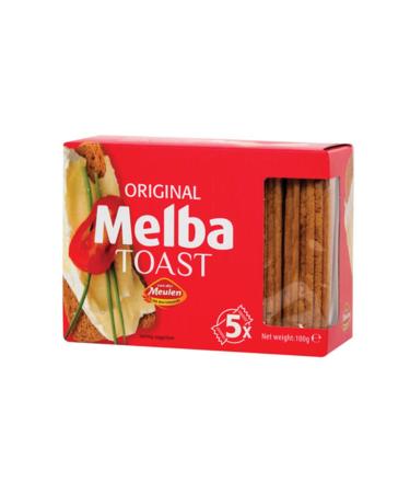 Van Der Meulen Melba Toast Original Crusty Bread 100 Gr