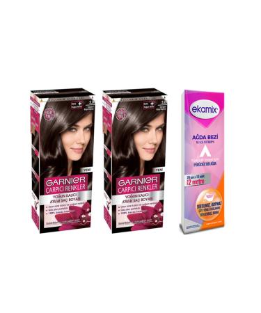 Garnier Striking Colors Paint 3.0 Striking Dark Brown 2 Pieces