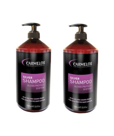 Carmelos Silver Shampoo 1000 Ml 2 Pieces
