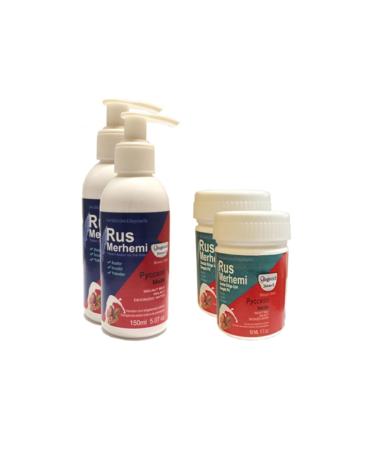 Olegovich Medicine Russian Ointment Hair Removal Cream Ointment 150 Ml 2 Pieces + Russian Ointment Genital Area Cream 50 Ml 2 Pieces