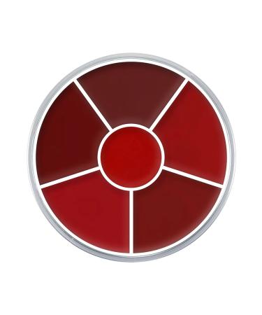 Kryolan Lipstick Wheel Lip Rouge Wheel 6 Colors 30 gr 01216 D