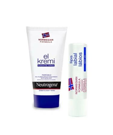 Neutrogena Perfumed Hand Cream 75 ml + Lip Balm