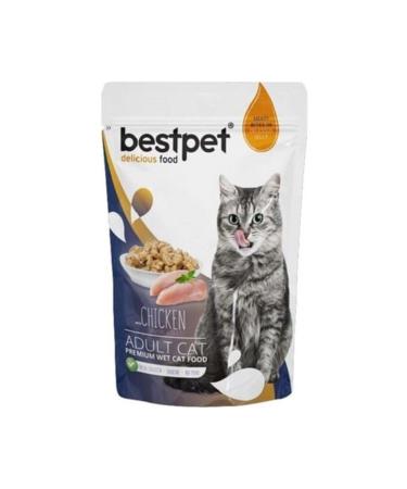 Bestpet Chicken Jelly Cat Wet Food 85 Gr X 24 Pieces