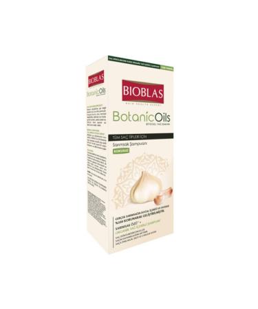 Bioblas 360ml Botanic Oils Garlic Shampoo All Hair-Pack of 6