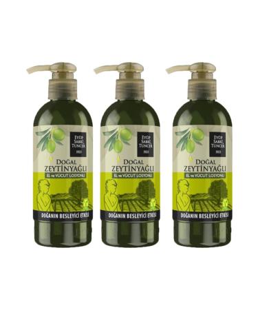 Ey p Sabri Tuncer Natural Olive Oil Hand and Body Lotion 250 ml X3 Pieces