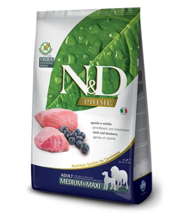 N & D Prime Lamb Adult Medium Maxi Dog Food 12 kg