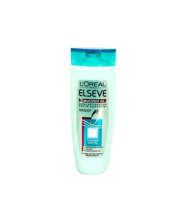 Elseve Loreal Paris 3 Miraculous Clay Shampoo 520 ml