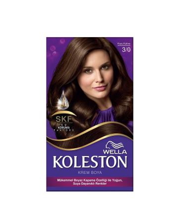 Wella Kit 3/0 Dark Brown
